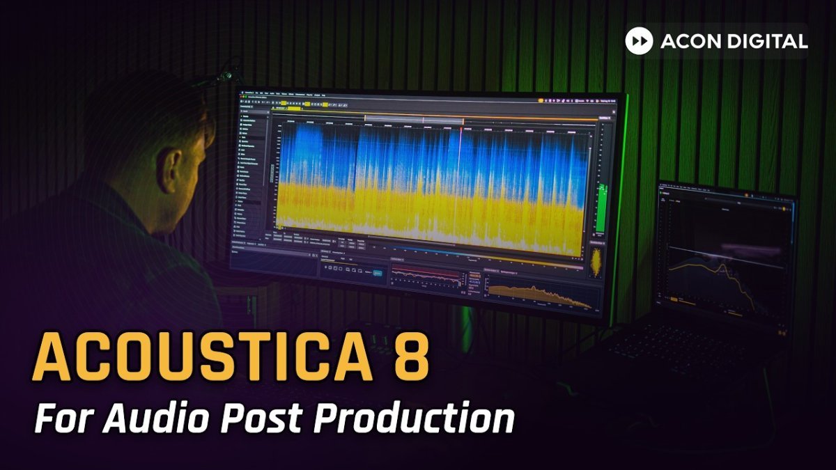 Acoustica 8: תחנת עריכה ושחזור אודיו מבוססת AI בשילוב ARA2 לפירוק סטמים וניקוי רעשים