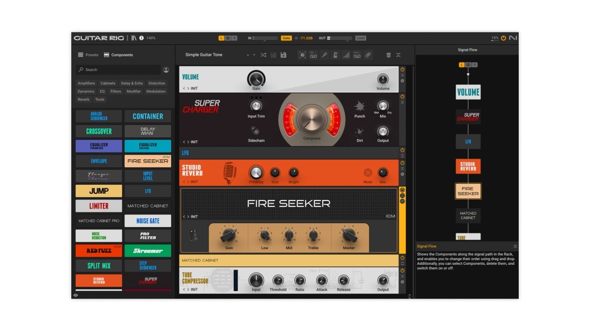 Guitar Rig 7 Pro: הדמיית מגברים ואפקטים מבוססת למידת מכונה וטכנולוגיית Intelligent Circuit Modeling