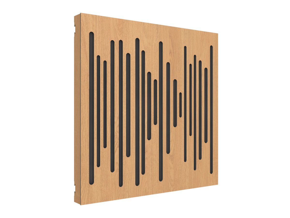 VicPattern Ultra Wavewood: פאנל ספיגה ודיפוזיה היברידי בעל חזית עץ לשיפור האקוסטיקה באולפנים